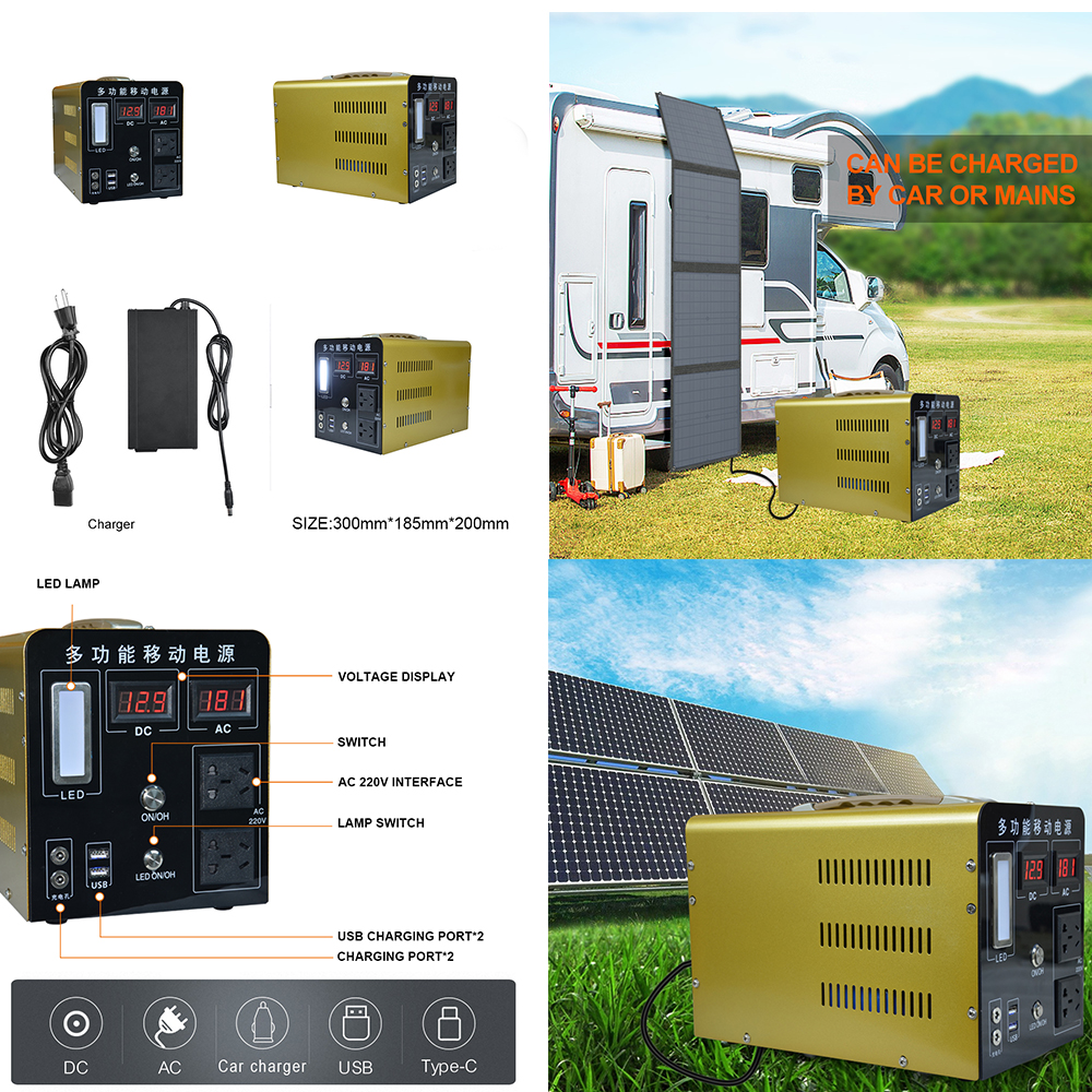 500w portable power station