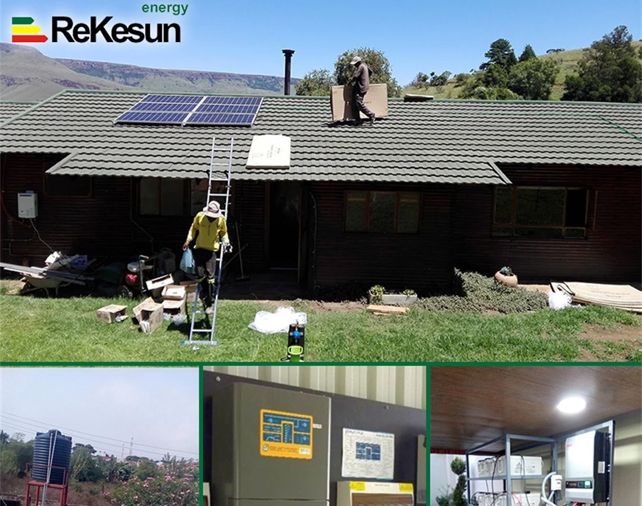 The 8kw solar cell system project is located in Seremban, Malaysia