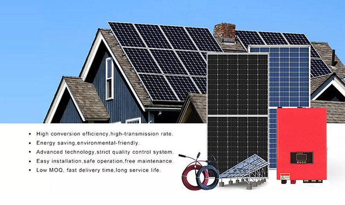 10kw off grid solar power generation system