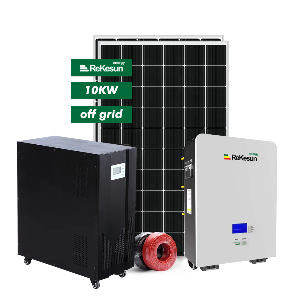 10 KW Home Solar Power System with 3 Phase Inverter
