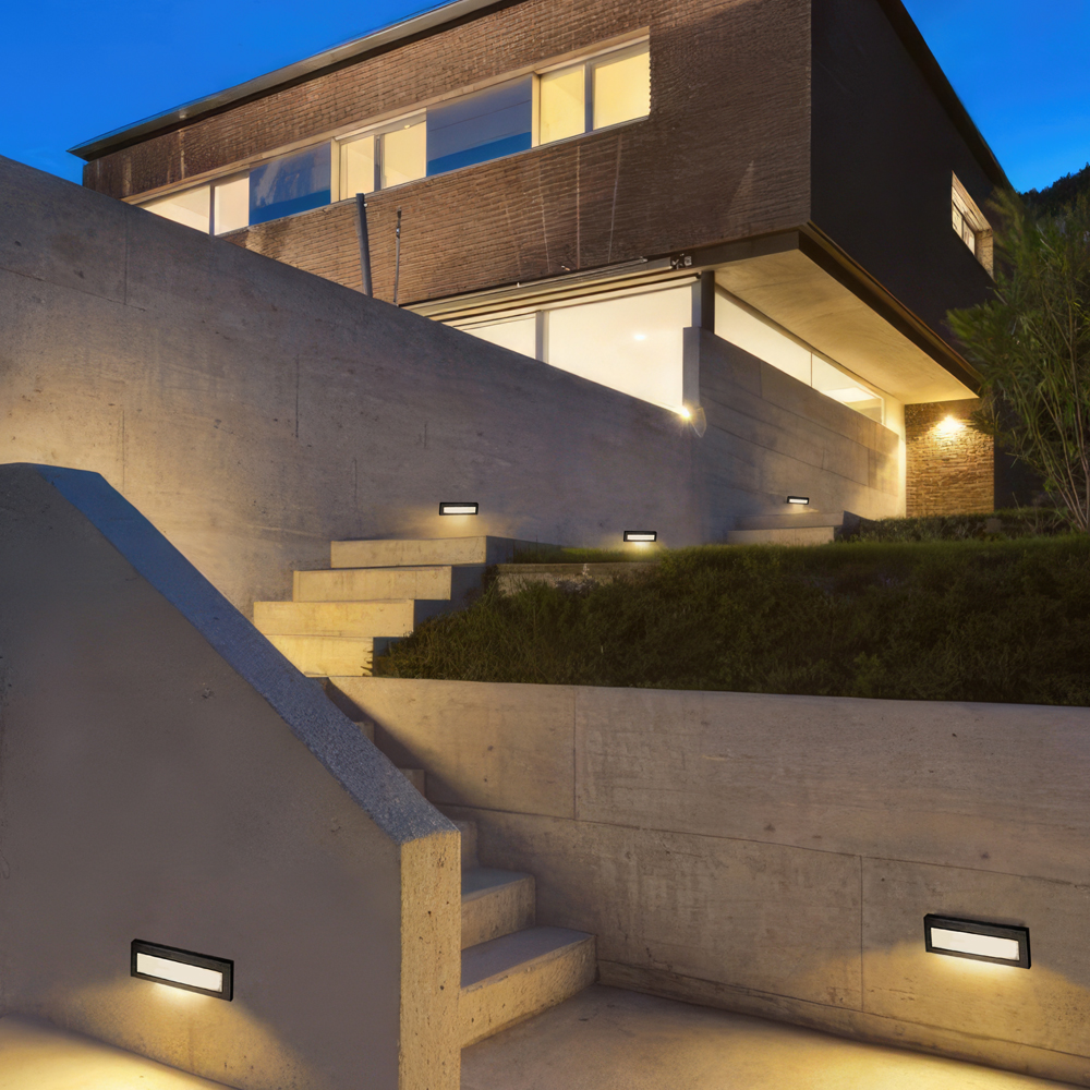 Outdoor Embedded LED Foot Lights For Stairs Courtyards And Corridors