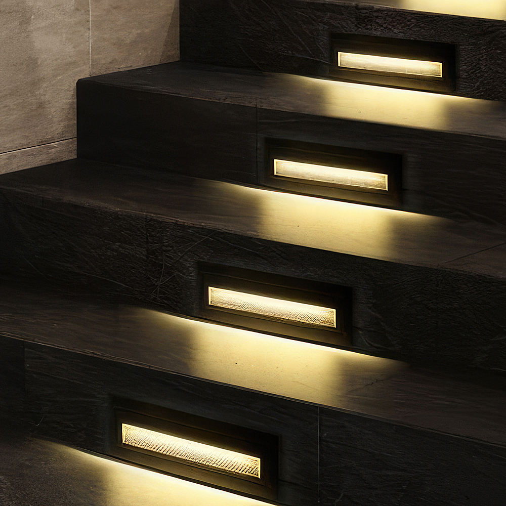 Outdoor Embedded LED Foot Lights For Stairs Courtyards And Corridors